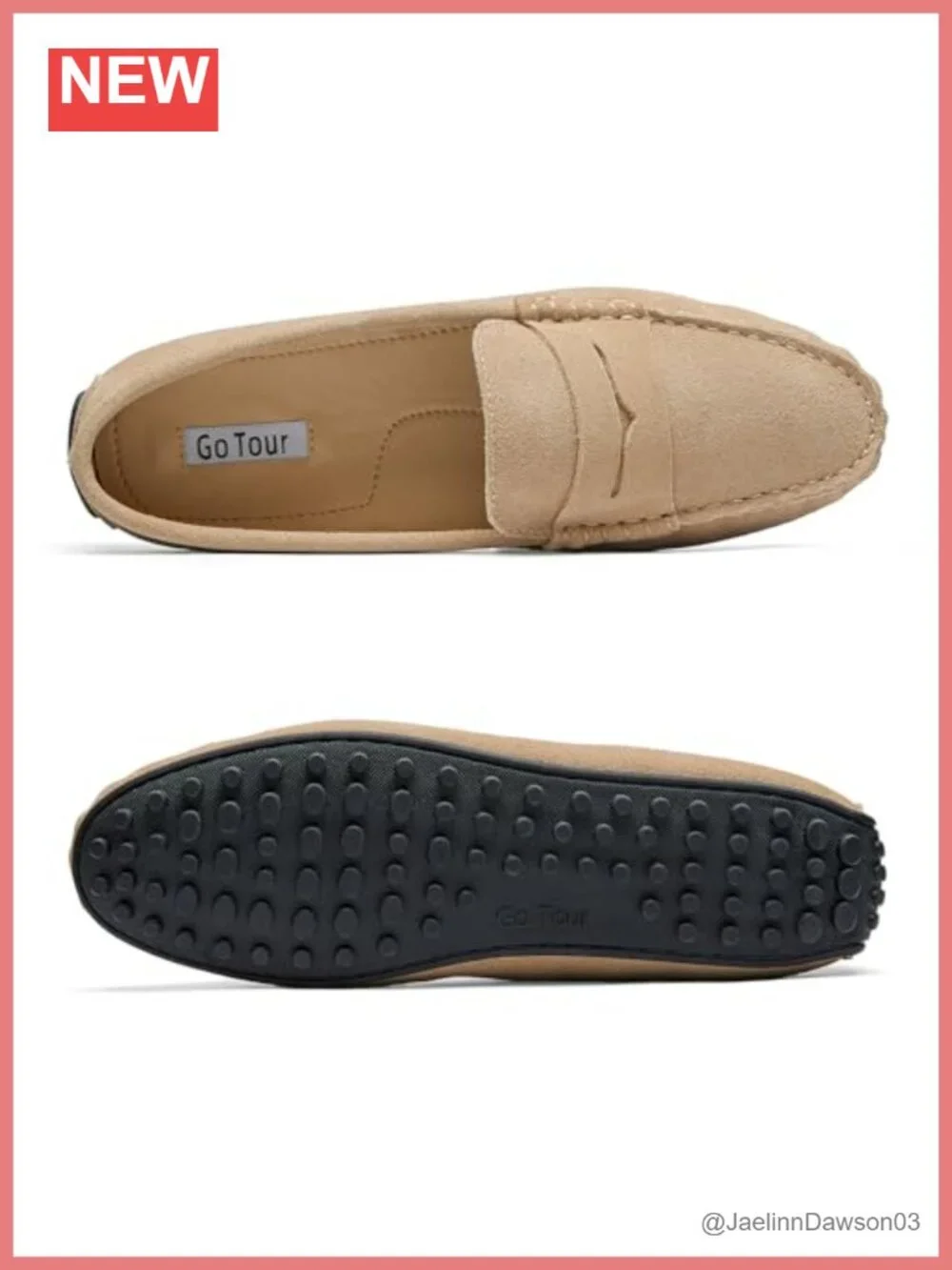 Suede Penny Loafers Slip-On Driving Shoes